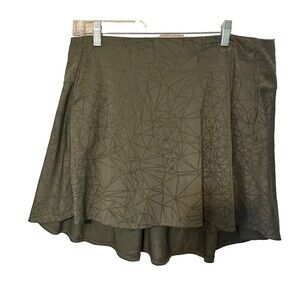 Nike Breathe‎ Standard Fit Fairways Golf Skort Olive Green Womens Large Pockets
